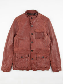  Regular Fit Jungle Clay Leather Jacket