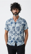 Regular Fit Esprit Blue Resort Short Sleeve Shirt