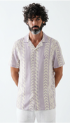 Regular Fit Kobe Lilac Resort Short Sleeve Shirt