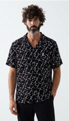 Regular Fit Silva Black Resort Short Sleeve Shirt