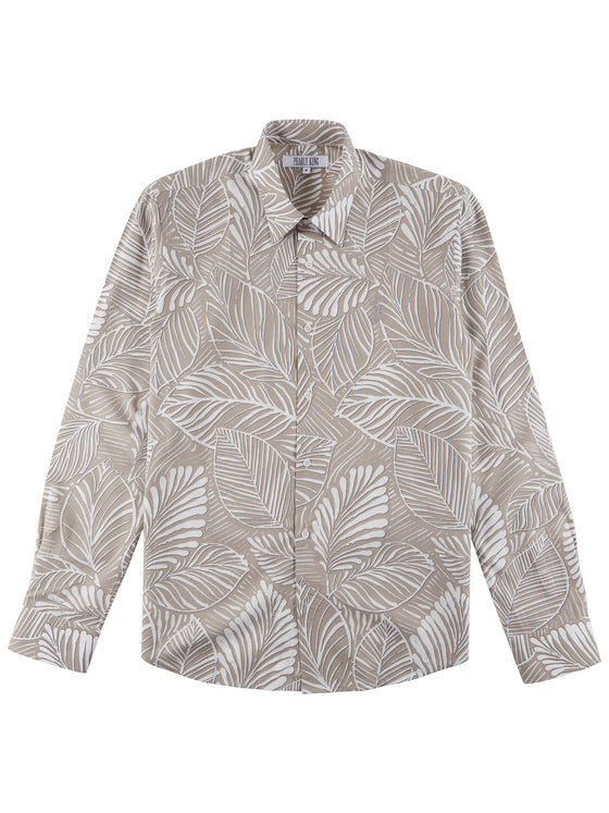 corsica-beige-leaf-printed-mens-casual-long-sleeve-shirt-pearly-king