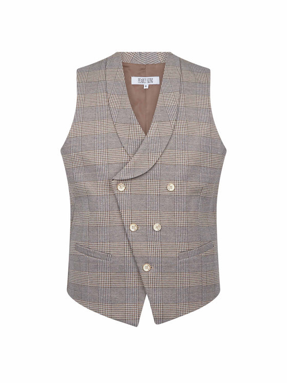 edge-sand-check-tailored-mens-double-breasted-waistcoat-pearly-king