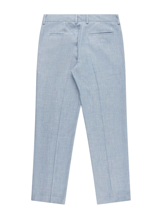 Wide Fit Felix Washed Blue Tailored Trouser
