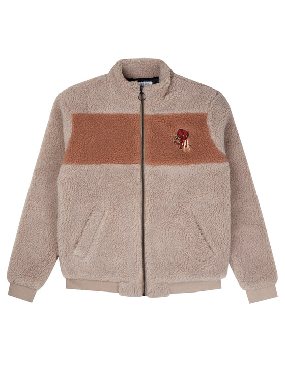 Boxy Fit Hail Stone Track Jacket