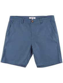  Slim Fit Mid Stretch Mathis Blue Chino Short