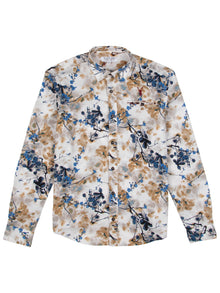  Regular Fit Bloom Blue Printed Long Sleeve Shirt