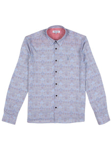  Regular Fit Oath Blue Printed Long Sleeve Shirt