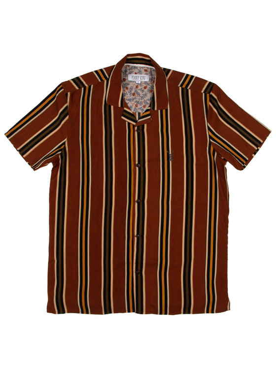 Regular Fit Cabin Rust Resort Short Sleeve Shirt