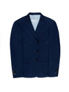 Regular fit mens stretch classic navy single breasted blazer pearly king