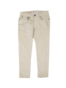  Slim Fit Mid Stretch Scope Ecru Corduroy Branded Mens Jean