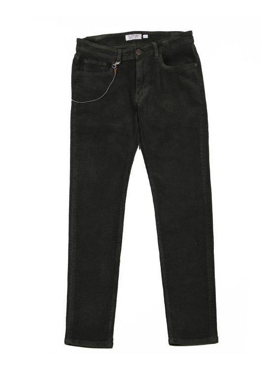 Slim Fit Mid Stretch Scope Khaki Corduroy Branded Mens Jean