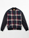 Regular Fit Distinct Navy Check Casual Jacket