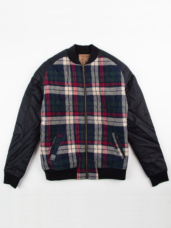 Regular Fit Distinct Navy Check Casual Jacket