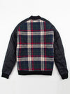 Regular Fit Distinct Navy Check Casual Jacket