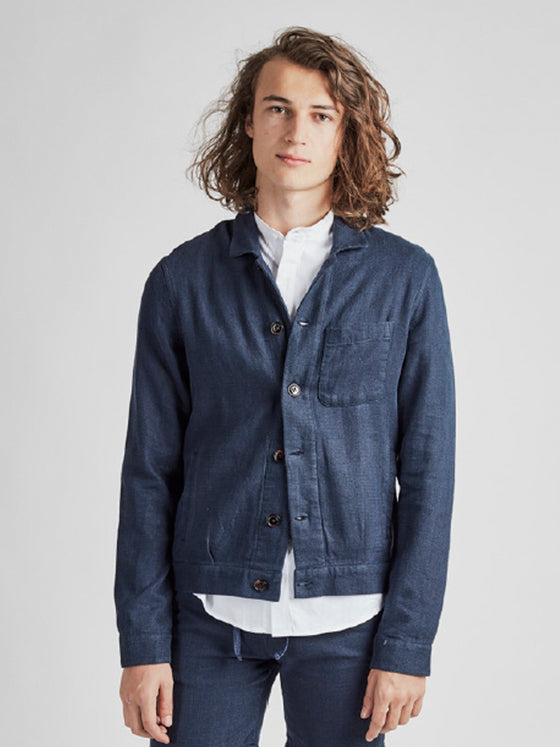 Regular Fit League Navy Casual Jacket