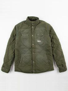  Regular Fit Suckerpunch Green Quilted Casual Jacket