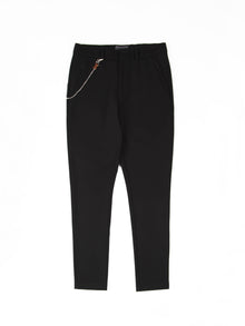  Slim Fit High Stretch Displace Black Trouser