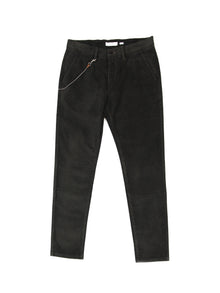  Slim Fit Mid Stretch Heist Khaki Moleskin Textured Branded Mens Trouser