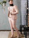 Comfortable stretch mens tailored trouser rose pearly king