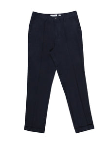  Linen mens tailored trouser navy pearly king