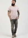 Regular fit mens cotton jersey classic raw edge rose short sleeve t shirt pearly king