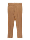 Tapered Fit Prime Dark Tan Drawstring Trouser