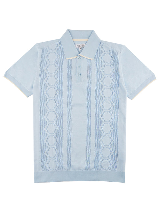 ultra-sky-blue-jacquard-mens-casual-short-sleeve-knitted-polo-shirt-pearly-king