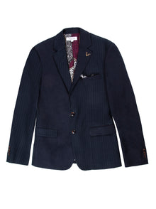  Regular Fit Clash Navy Single Breasted Blazer