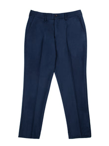  Slim Fit Mid Stretch Chipper Navy Tailored Trouser