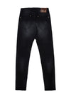 Slim Fit Super Stretch Fault Washed Black Branded Mens Denim Jean
