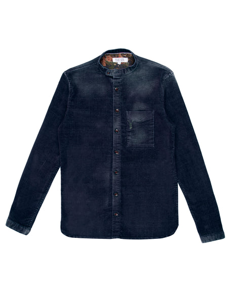 SLIM GRANDAD 2 SHIRT Night Mist Blue – BANANATIME