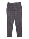 Slim Fit Mid Stretch Patter Rust Check Tailored Trouser