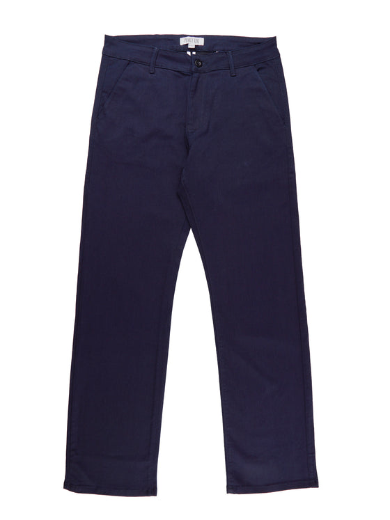 Wide Fit Shroud Dark Denim Chino Trouser